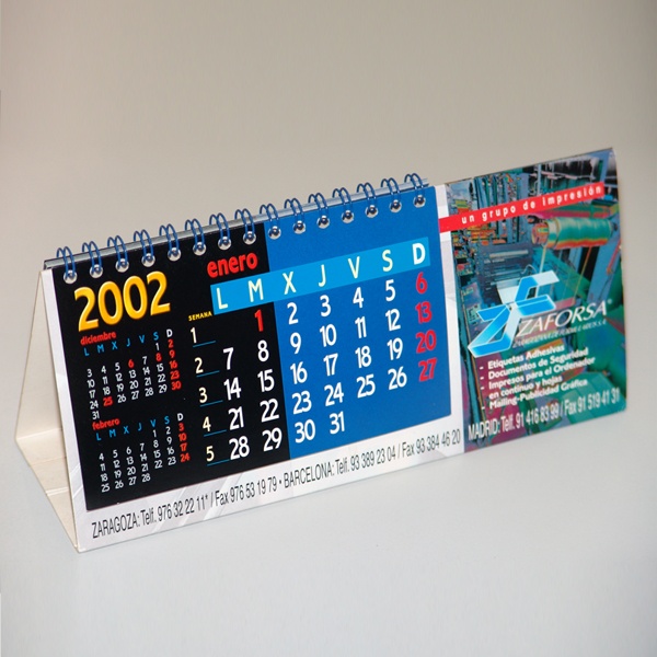 Calendario Zaforsa 2002